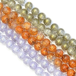 Fio de Cristal de Vidro Craquelado Esférico – 12mm
